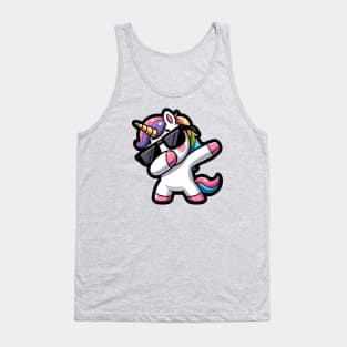 Dabbing Unicorn Tank Top